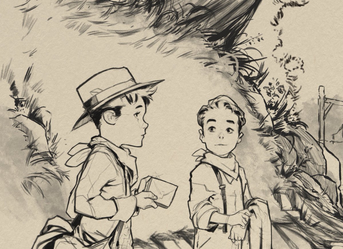 Sneak peek of something (very special) I've been working on.
#sketch #drawing #book #coverbook #illustration 