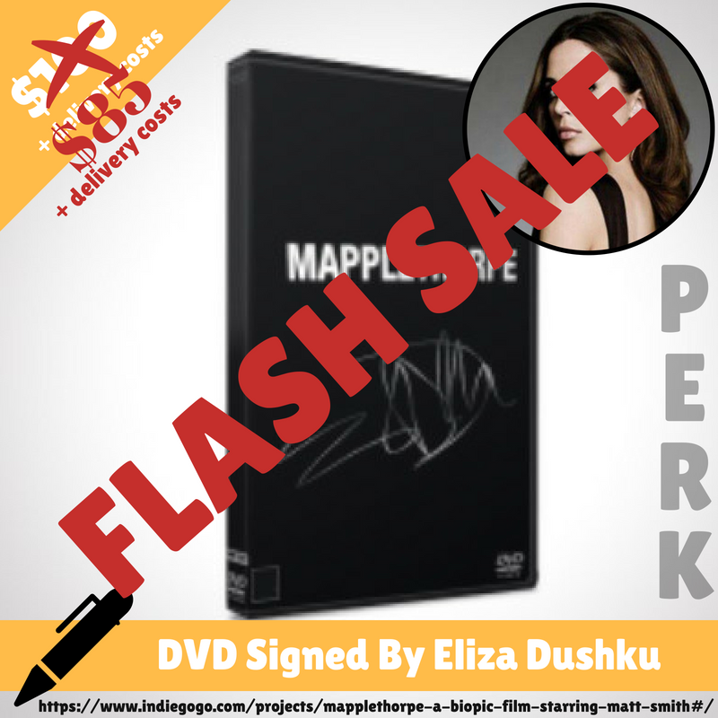 Dushkommunity's tweet photo. [STILL AVAILABLE]
Dvd/ blu-ray signed by @elizadushku !!! 
Only 3 days to participate to @mapplethorpemov 's #crowdfunding on #indiegogo, dushkrew! https://t.co/zGFoDZoR4F https://t.co/pd0FAz0Xj1