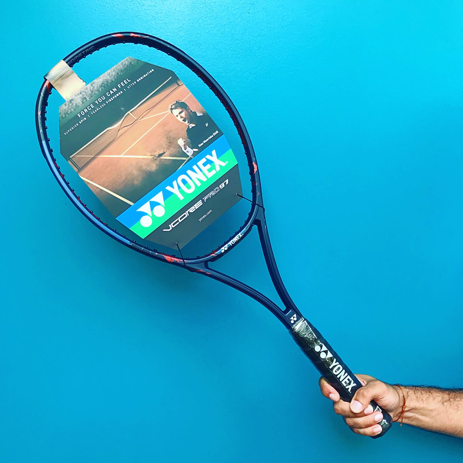 Tennis Connected Reviewing Stan Wawrinka S Latest Yonex Vcore Pro 97 Racket Link T Co Q4vimvu6os