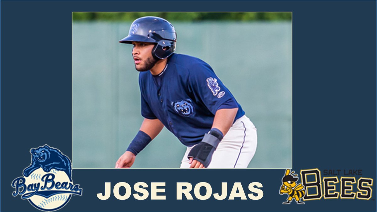 Mobile_BayBears's tweet photo. The Angels announced that Jose Rojas has been promoted to Triple-A Salt Lake today. The journey continues for the Anaheim native, and we wish him the best of luck! Read more: https://t.co/tOD0s3HMMq https://t.co/W0ZqBqry9x