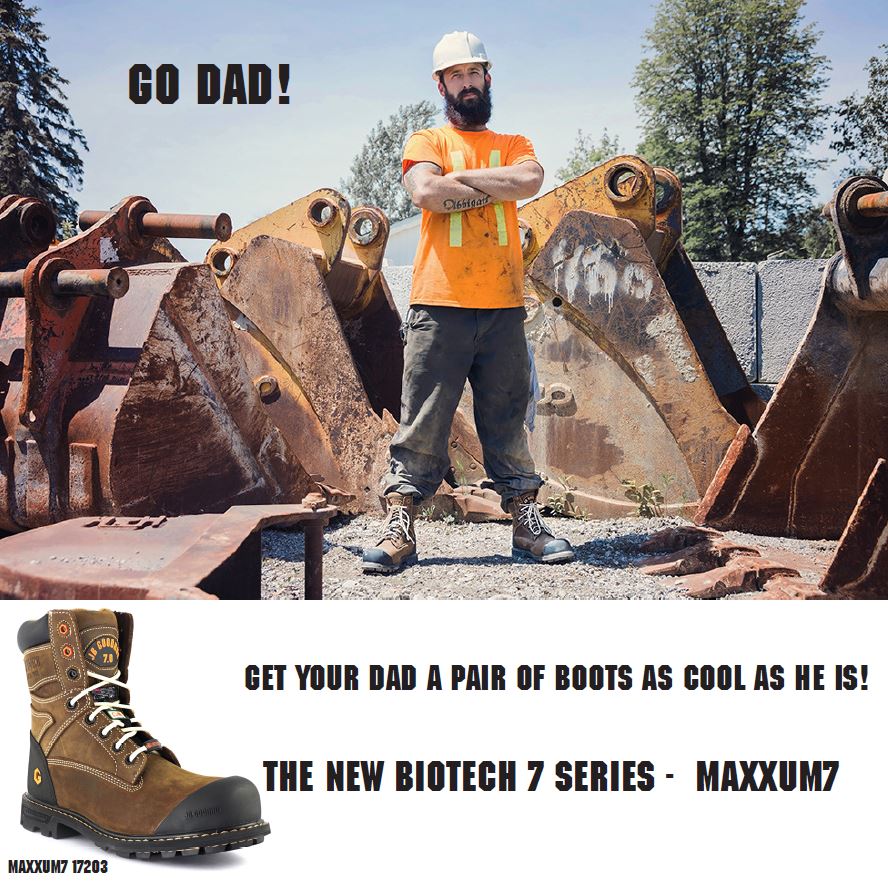 Father's day is right around the corner - get your hardworking dad a new Biotech 7.0 Boot! jbgoodhue.com/maxxum7-17203.… #Biotech #7series #MAXXUM7 #JBGOODHUE #lookgood #feelgood #moreflexibility #ultralightweight #waterproof #PRODRI #oilresistant #WELTJEK #Helcor #Thinsulate #Lenzi