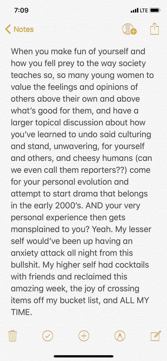 SophiaBush's tweet photo. Gonna go ahead &amp; leave this here in case you missed it in the early morning EST hours.

It would be so lovely to have substantive conversations, which I work my ass off to turn away from typical gossip fodder, be looked at wholly, rather than milled for pull quotes. Not having it https://t.co/yXIKE5LlTg