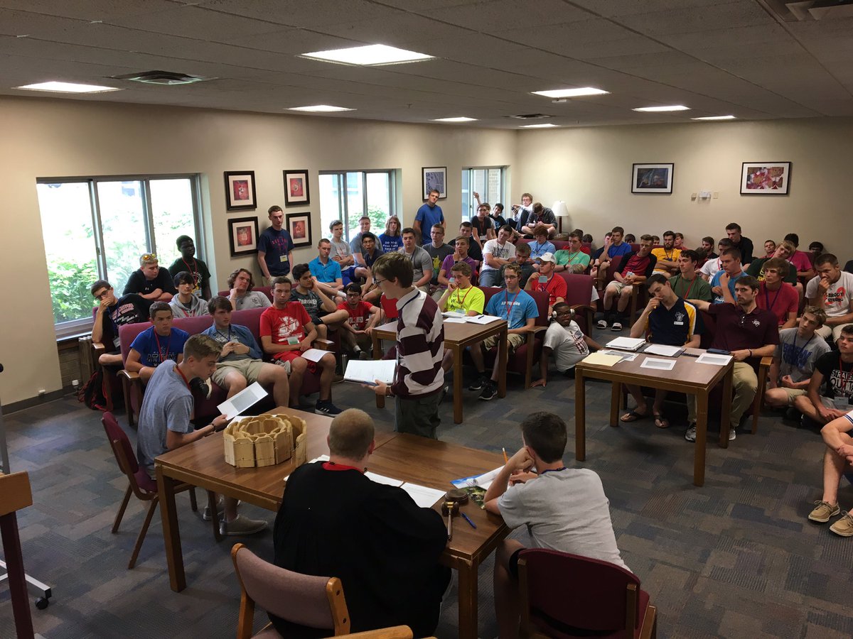jamesmcguire85's tweet photo. Badger Boys State - Carpenter County mock trial - #BBS2018 #mocktrial https://t.co/PaTrTAd7qW