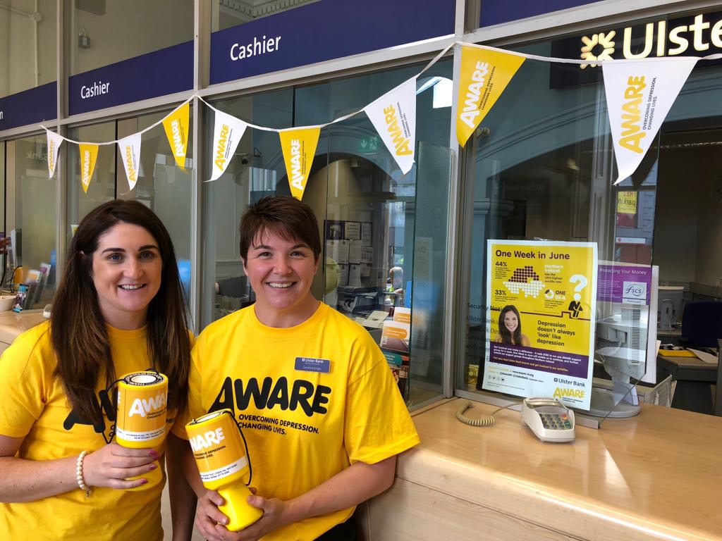 AWARENI's tweet photo. If you're in the #Maghera area tomorrow @UlsterBank would love you to drop in to their coffee morning and support their cycle for AWARE! #OWIJ #UBAWARE https://t.co/5L5vvMbQPN