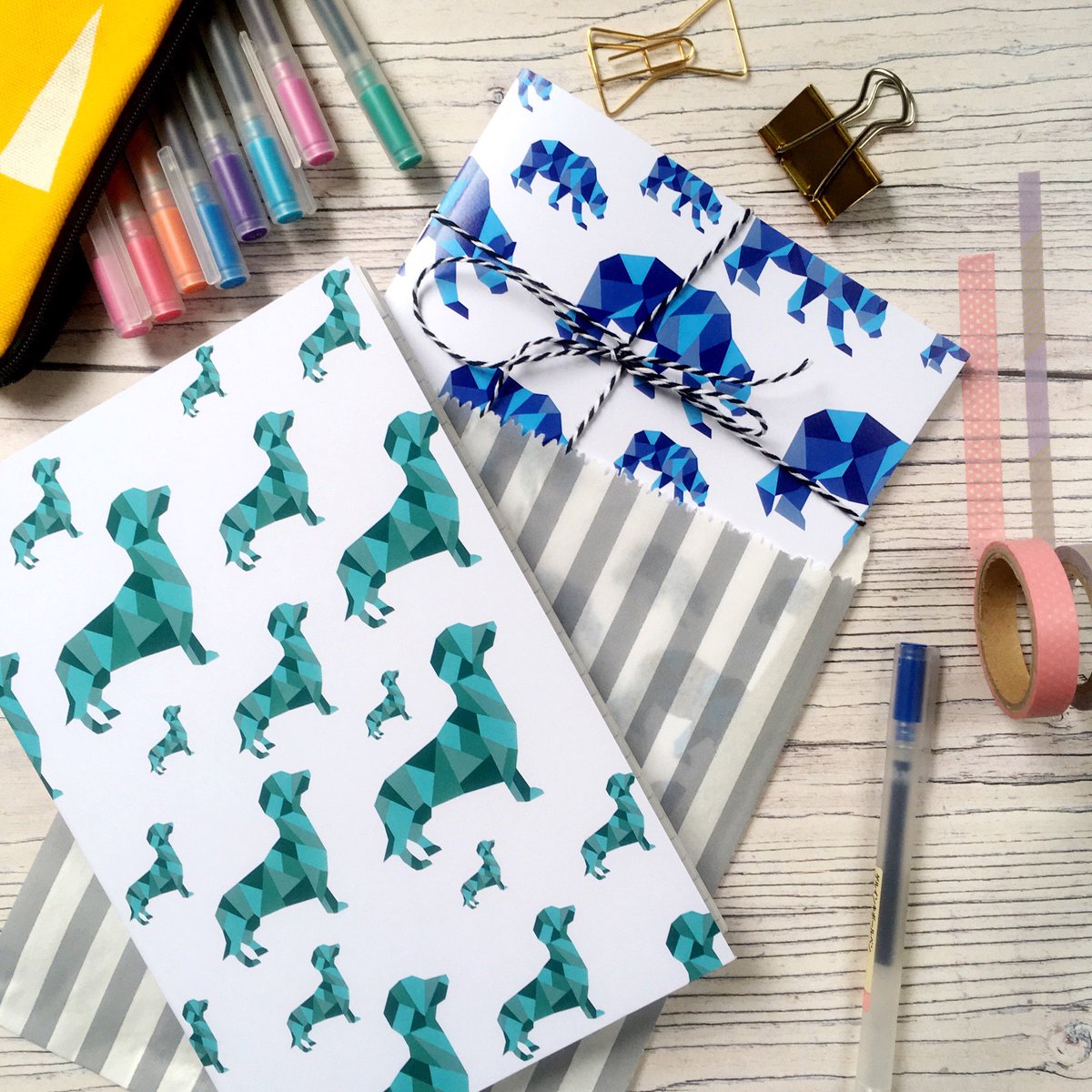 hatchlingmakes's tweet image. A couple happy dances this week as I’ve launched my newest product - notebooks!! I’m so so thrilled with how they came out - everyone seems to be loving the dachshund and not the bear though! bit.ly/HMStationery #justacard