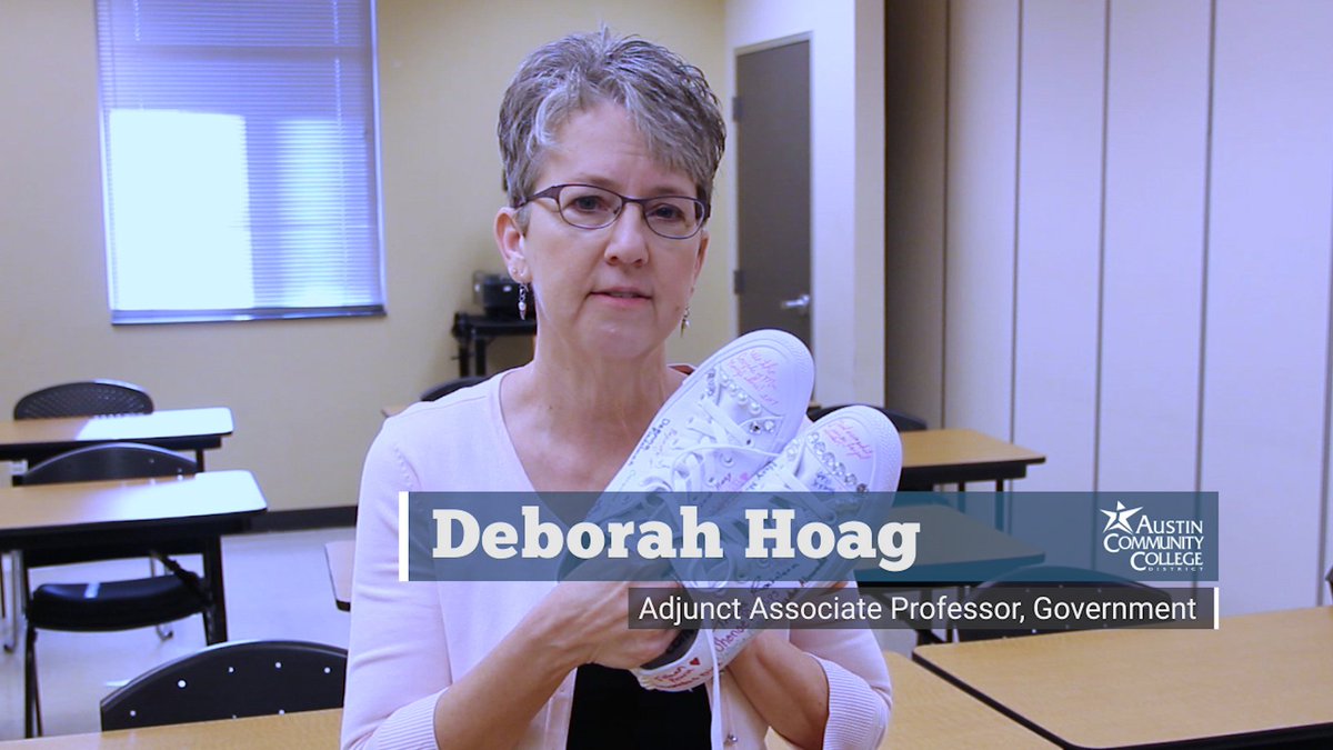 accTLED's tweet photo. We just shared a video on Facebook featuring Deborah Hoag, Adjunct Associate Professor in Government @accdistrict. She was interviewed after being named a 2018 NISOD Excellence Award Recipient. Check it out! #accTLED #ACCexcellence #NISOD https://t.co/GkhLLnPars https://t.co/jkox4UppAI