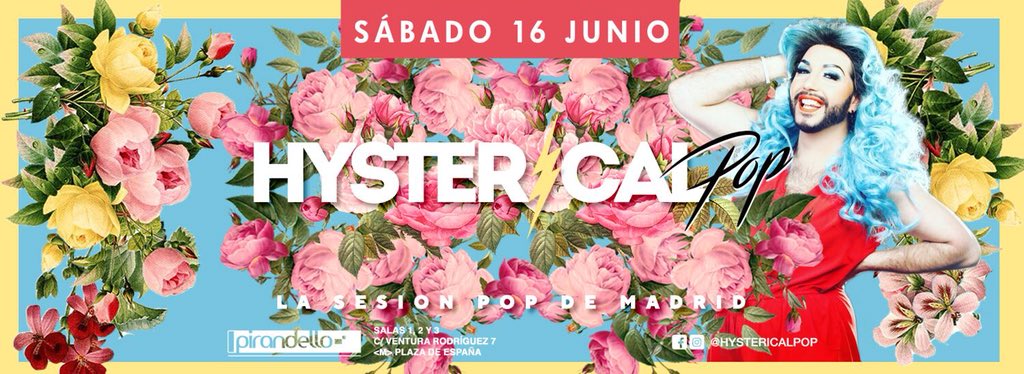 🌈🤩 SÁBADO 16 🤩🌈

💥🌈 xceed.me/list/malamala : ENTRADA ANTICIPADA TE GARANTIZA 2x12€ ! TODA LA NOCHE! SIN ESPERAR COLA! 🌈💥

🎤 ⚡️ESTE SÁBADO CON EL SHOW DE @LibertadPinchos 

🌈 NO FALTÉIS 🌈 #hystericalpop #madrid #gaymadrid #chueca #chuecamadrid #orgullo2018⁠ ⁠⁠
