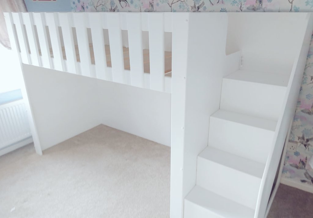 high sleeper with stairs