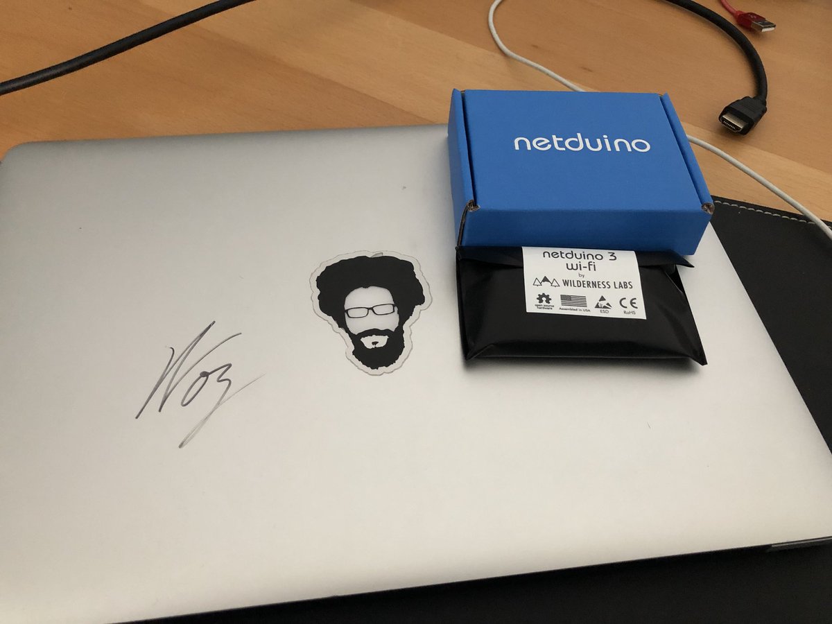ClaudioASanchez's tweet image. Just got my #netduino in the mail!! By @wildernesslabs #iot #dotnet #xamarin