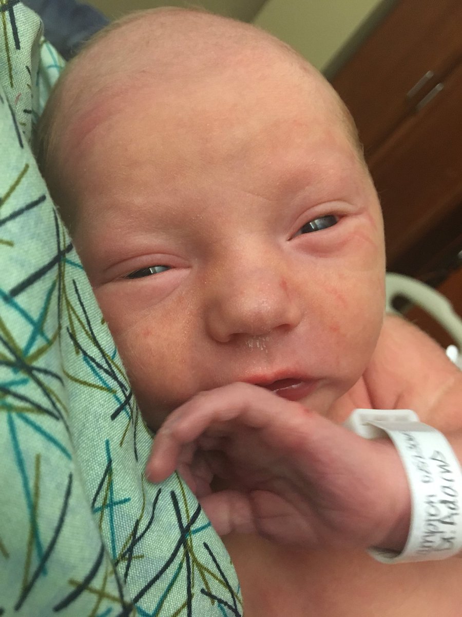 _morgann22's tweet photo. I’ve graced Instagram &amp; Facebook with my beautiful son, so why not Twitter? He’ll be a month old on Monday! 😍❤️👶🏼 https://t.co/p0yiLzPrCk