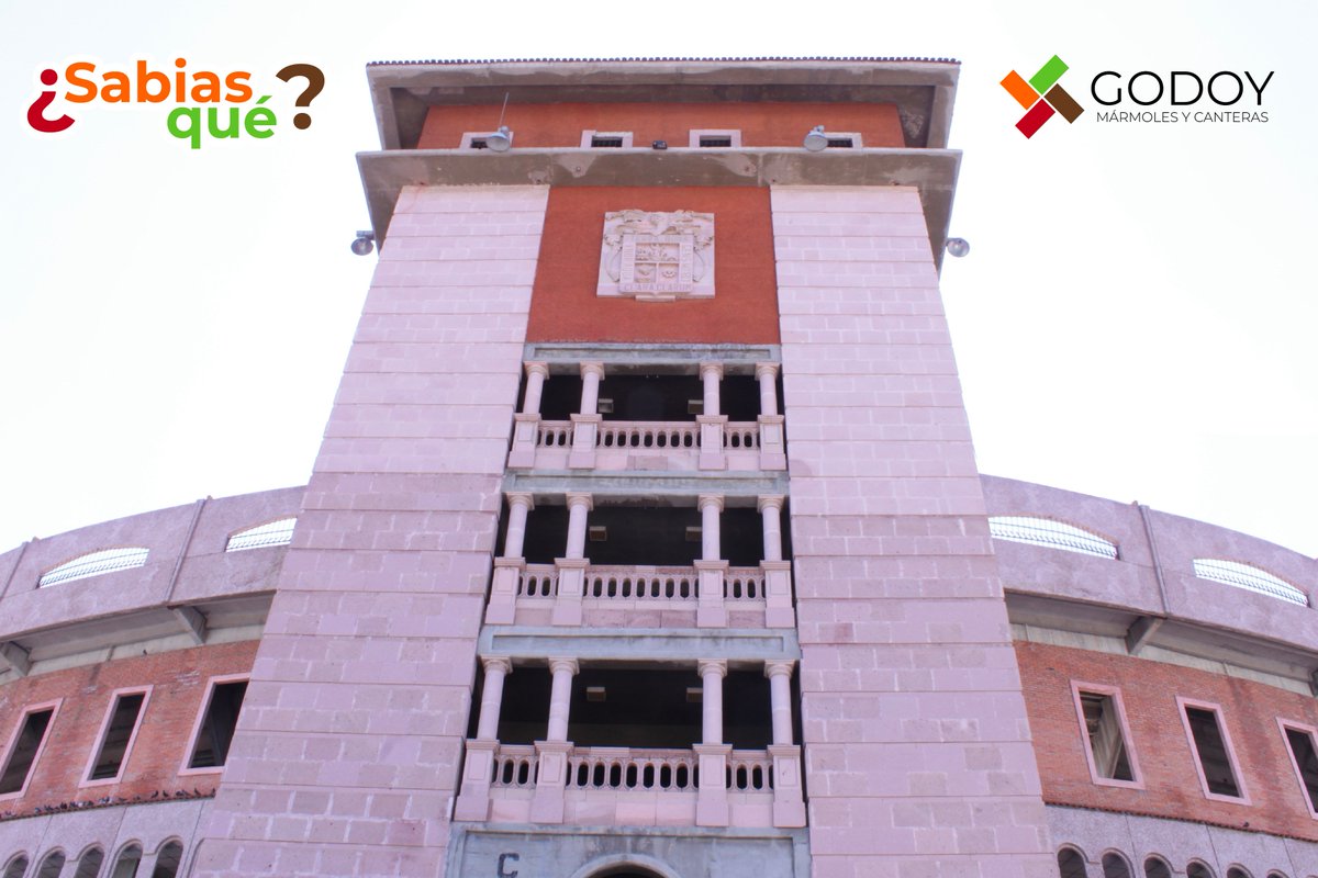 La "Plaza de Toros Monumental" de Aguascalientes, se inauguró el 23 de  noviembre de 1974; se remodeló en 1990, donde "Marmoles y Canteras  Godoy" se convirtió en el distribuidor de la cantera que decora esta  contrucción.