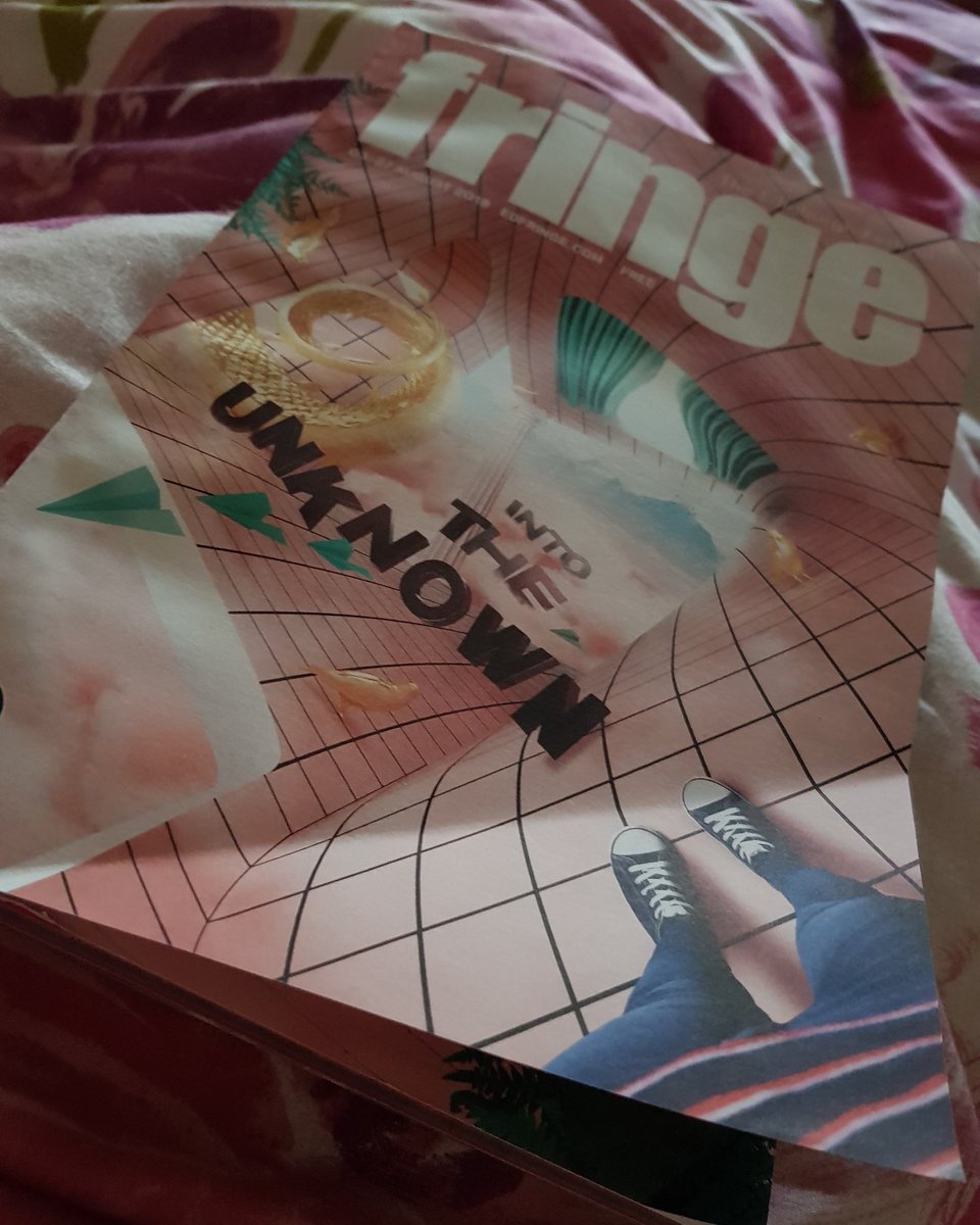 teishb89's tweet photo. That feeling when you get your hands on the @edfringe guide and can't wait to get planning! #fringeguide #EdinburghFringe #fringe2018 https://t.co/YlxkNJnp7f