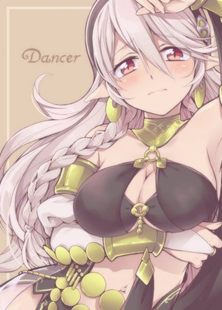 The princess was nervous about how the people would see her.

“I - Is this too sexy?”