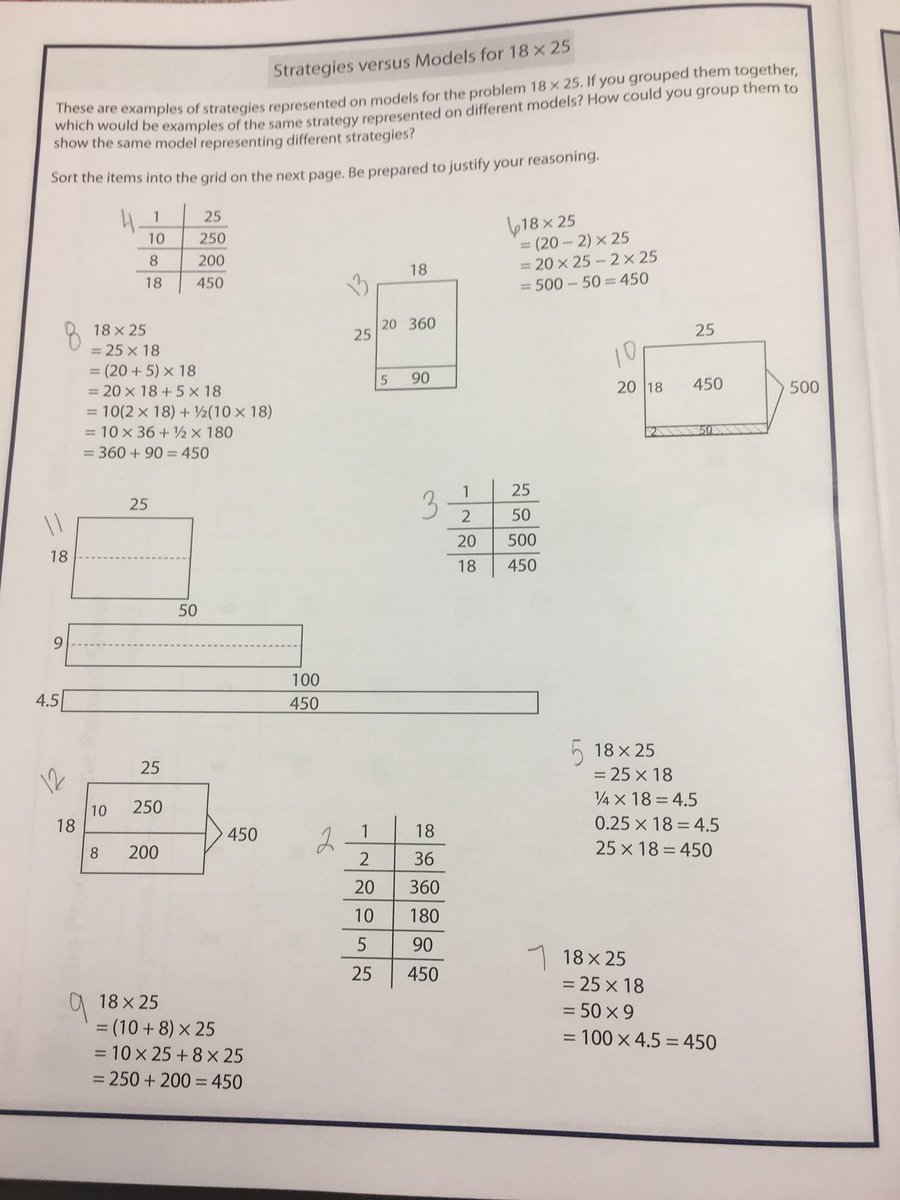 KWeduc8or's tweet photo. How do you solve 18X25? #HumbleISDPOP #Mathisfigureoutable https://t.co/jhmBlb8UEU