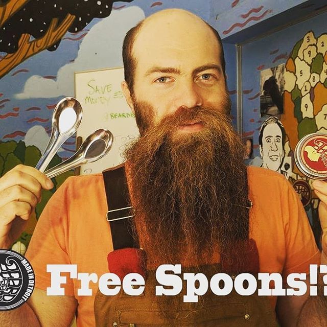 Order by Father's Day and get a couple beard safe spoons free! Nothing says "I love you Dad" like a beard safe spoon and a can of Beard Balm! #fathersday #giveaways