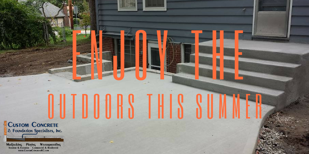 _CustomConcrete's tweet photo. Want to add a fun place to hangout outside this summer? Give us a call. Please contact us for more information on any of the above services. We serve the Kansas City area. https://t.co/eTrwys3W7M https://t.co/ymOtb9jHdl