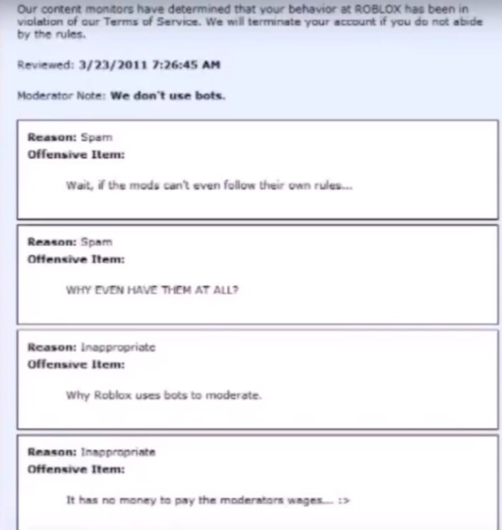 Nic On Twitter Worst Bans In Roblox History Good Video Idea - twitter roblox dumbest bans Nic On Twitter Worst Bans In Roblox History Good Video Idea - roblox dumbest bans