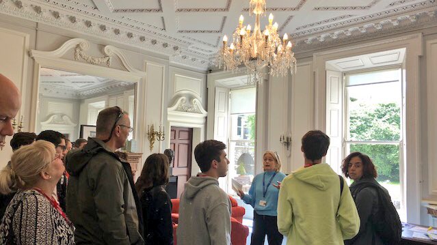 IrelandAtlanta's tweet photo. Lovely to see friends from Belen Jesuit Prep visiting Dublin today #JumpintoIreland #Miami2Dublin @tcddublin @dfatirl @BelenJesuitNews https://t.co/0PPng6uRga