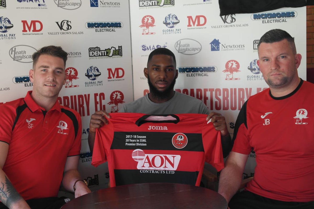 Ramone Cassidy-Sinclair (21) joins the Bury for the 2018/19 campaign former clubs include Hertford Town, Aveley &amp; Cockfosters Ramone will bring bundles of pace and quality to the team welcome aboard 🔴⚫️