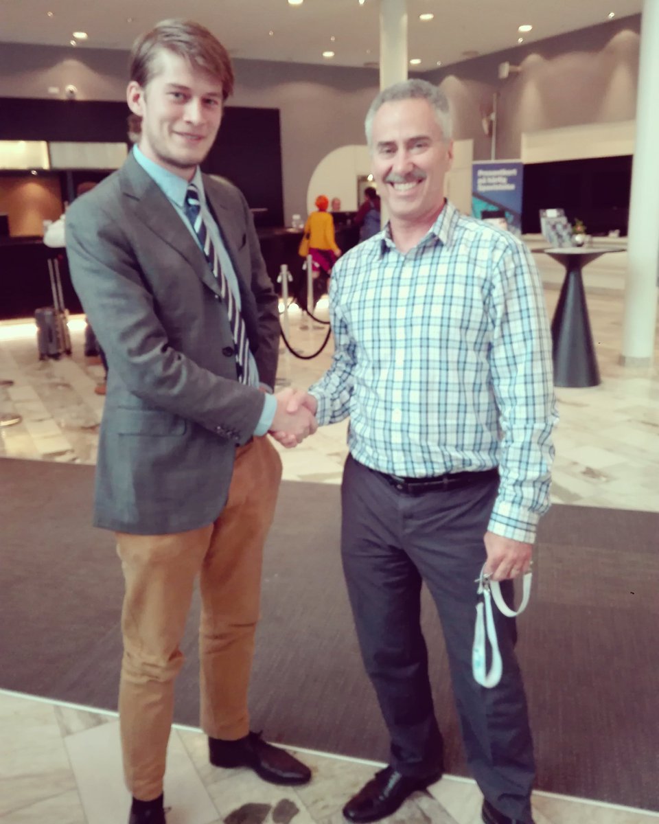 What a coincidence: to meet one of the people who made the research that inspired us possible! 
Thank a lot to Mike Vega, Vice-president, business development and sales, @verasonic #Ultrasound #iGEM2018