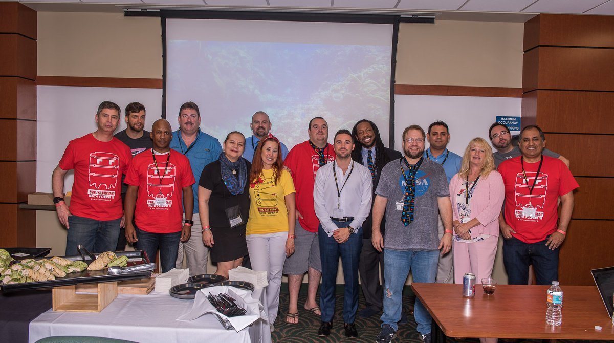 SFSSUG's tweet photo. #SQLSatSoFla Team thanks speakers for the incredible sessions! #SQLfamily @sqlandy @garylock @HiramFleitas @SQLFlipFlopsDBA @SmokingJoe @SQLServerDBA318 @sqllocks @feaselkl @pm_ojeda @sammesel @adasilvaTek @sqlps @SQLDusty @elibertucci @moscasposcas @pacoSQL @Mike_Fal @sqlSherwin https://t.co/OlEhaZ8zUj