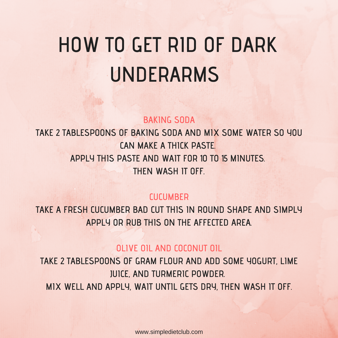 SimpleDietClub's tweet photo. Dark underarms are not a sign of anything serious, but most people may find them embarrassing (especially during tank top season).  These natural remedies can promote lightening pigmented skin. #health #diet #nutrition #food #beauty #life #darkunderarms #remedies #healthylife https://t.co/brzhYCOP5s