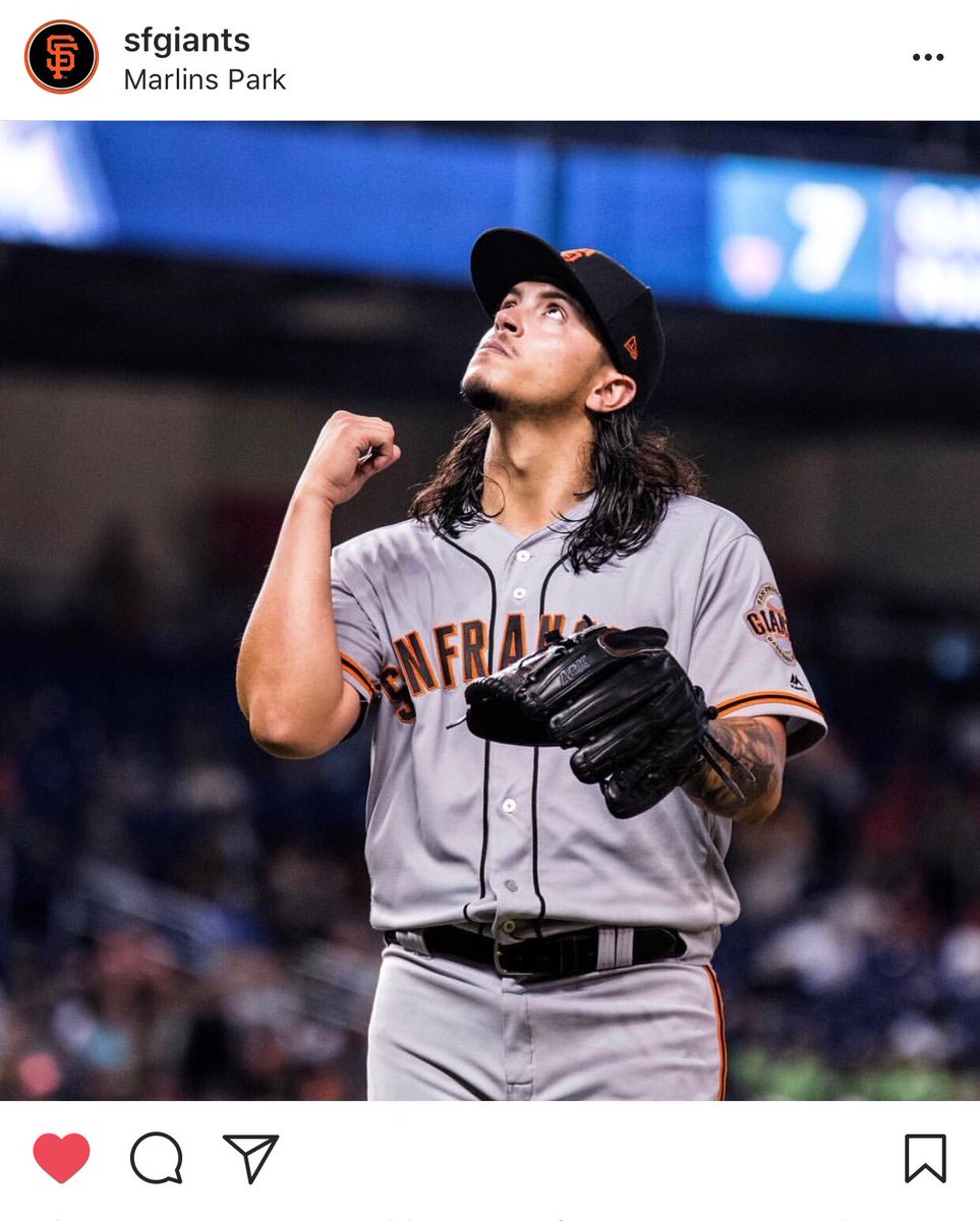 Gavin_Kahn's tweet image. Client ⁦@SFGiants⁩ RHP Dereck Rodriguez (⁦@DereckrodRF3⁩) had another dominant Quality Start today back home in the #305, 6.2 IP, 2 ER, 0 BB, 4 Ks 🔥🔥 #SFGiants #ShowFlow ⁦@MLB⁩ ⁦@NB_Baseball⁩ ⁦@wilsonballglove⁩