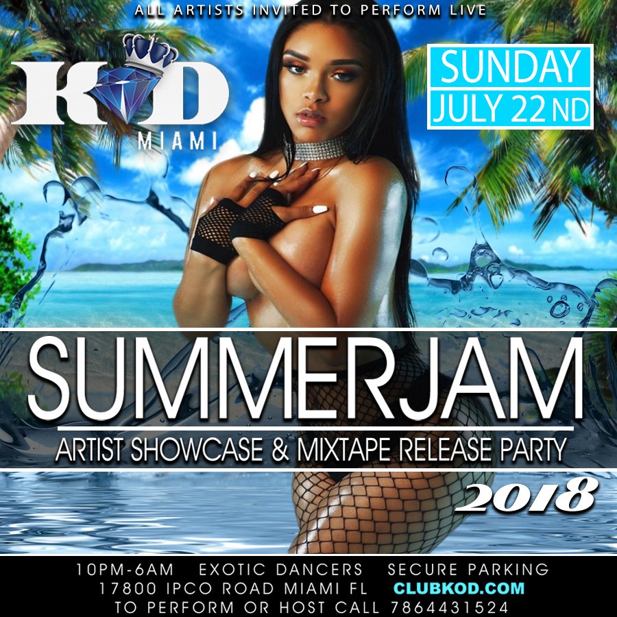 FASTLIFE__ENT's tweet photo. ARTISTS CALL 7864431524 TO PERFORM@ KODSUMMERJAM SUN JULY 22nd @ KING OF DIAMONDS https://t.co/2vgKyWdmBu