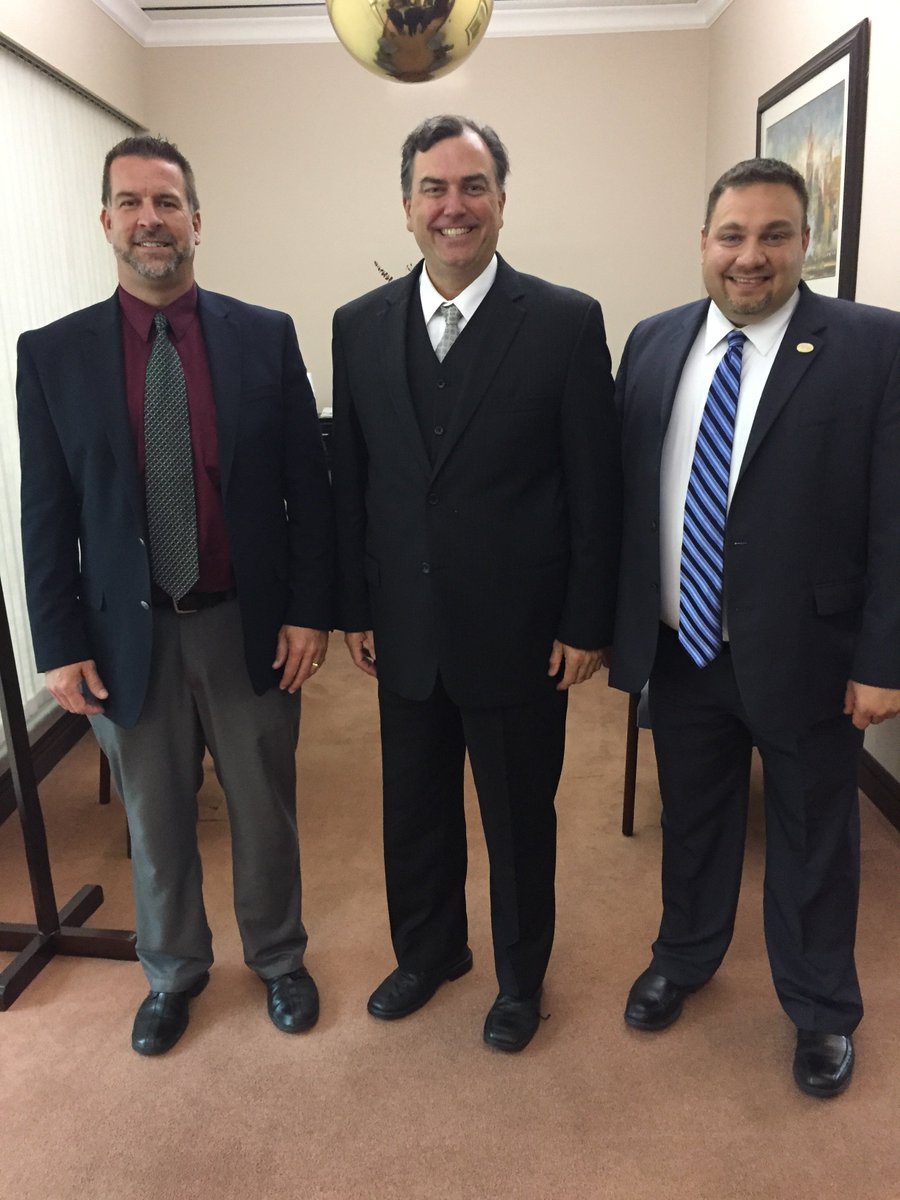 RepNesbit's tweet image. Kevin Sprong (left), CrawfordCoCareer&amp;amp;TechnicalCenter, and Tony Miller, #MercerCountyCareerCenter, met with me at the #PACapitol to discussed importance of #career and #technical #education.