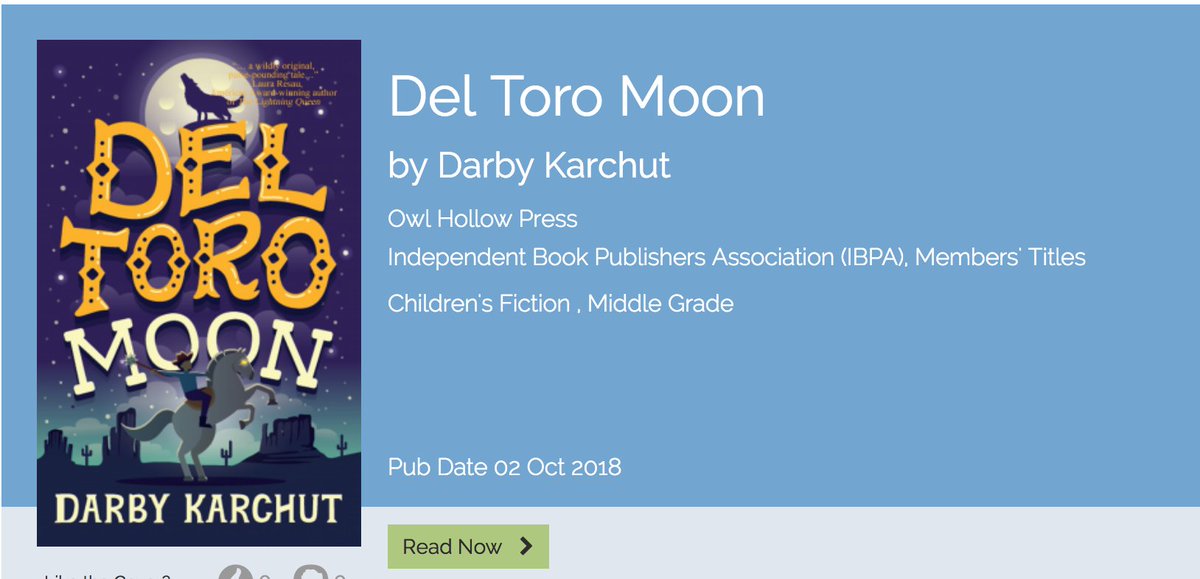 owlhollowpress's tweet photo. Hey, reviewers! Del Toro Moon by @DarbyKarchut is now available on NetGalley! Go read this fabulous MG adventure with horses, boys, family, supernatural monsters, and a touch of magic. ๐ดโจ๐ค โจ๐บโจ
#MGlit #NetGalley #bookreview #amreading #Horses
https://t.co/YZKMb9uRKr https://t.co/1ai7rPs6Vz