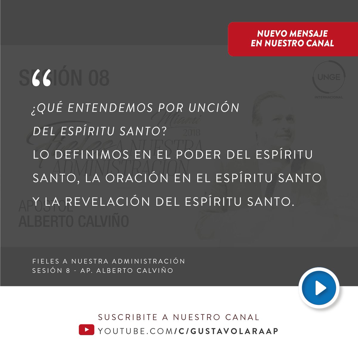 gustavolaraap's tweet photo. Qué es el poder del Espíritu Santo? Ser regenerados por el Poder del Espíritu, tiene que ver con el nuevo nacimiento. Cómo se pasa de un estado de muerte a un estado de vida espiritual? Por el poder del Espíritu Santo!... https://t.co/ztDkA910pc 
Ap. Alberto Calviño https://t.co/xogPo0oFCw