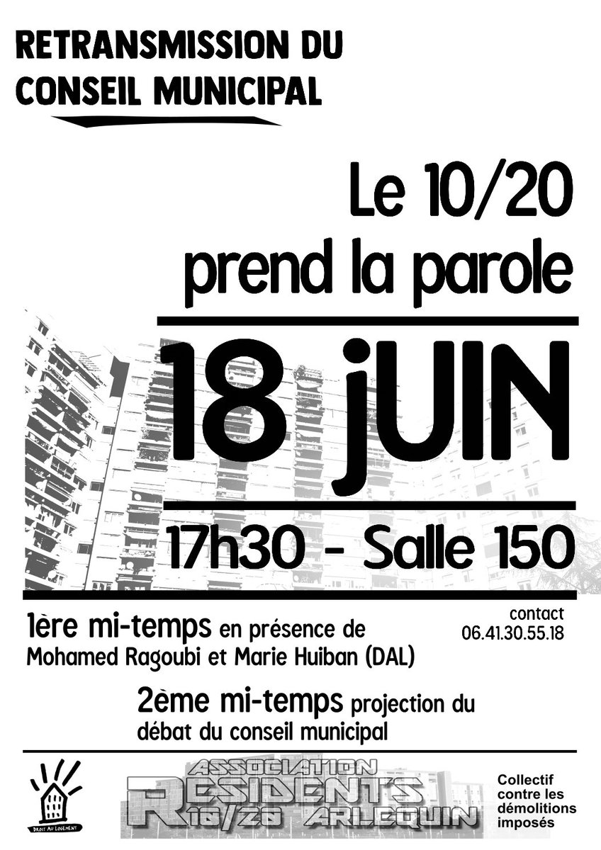 reseau_urbain's tweet photo. Le 10/20 Galerie de l'Arlequin prend la parole le 18 Juin au Conseil Municipal de #Grenoble  pour demander l'abandon du projet de démolition ! Diffusion du débat en  direct à partir de 17h à la salle 150 avec des invités surprises ! #pouvoirdagir #CMGrenoble https://t.co/25ZjveN5Aq