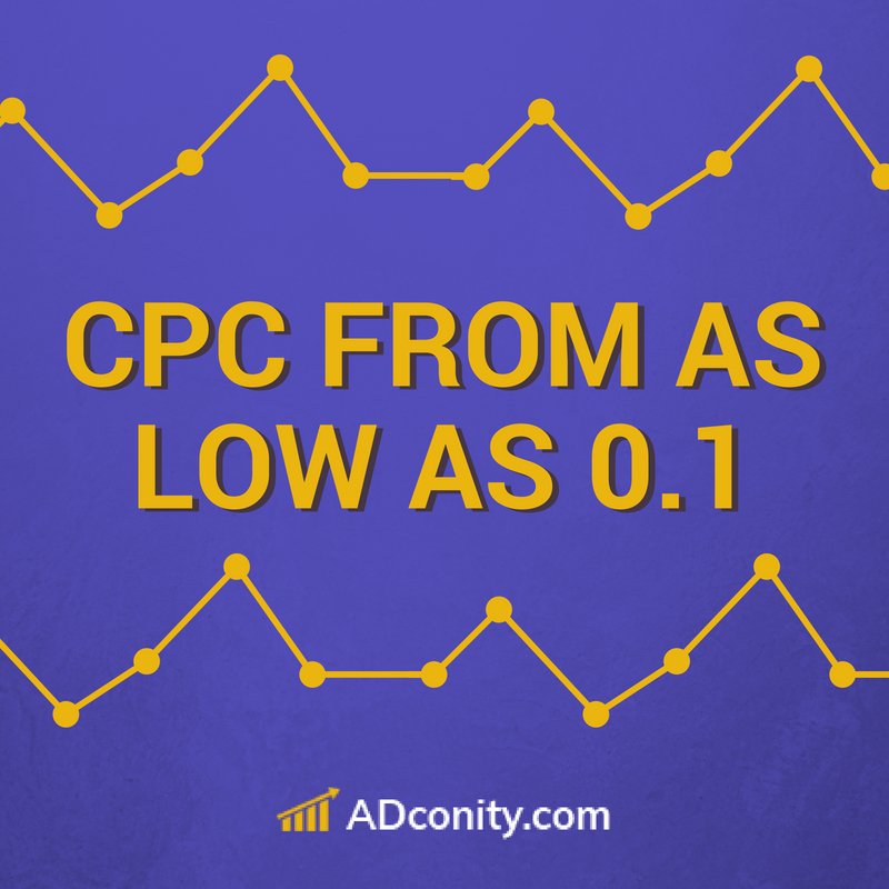 ADconity_com's tweet photo. ADconity bidding starts as low as $0.1 per ad. https://t.co/8LIgauBXnU