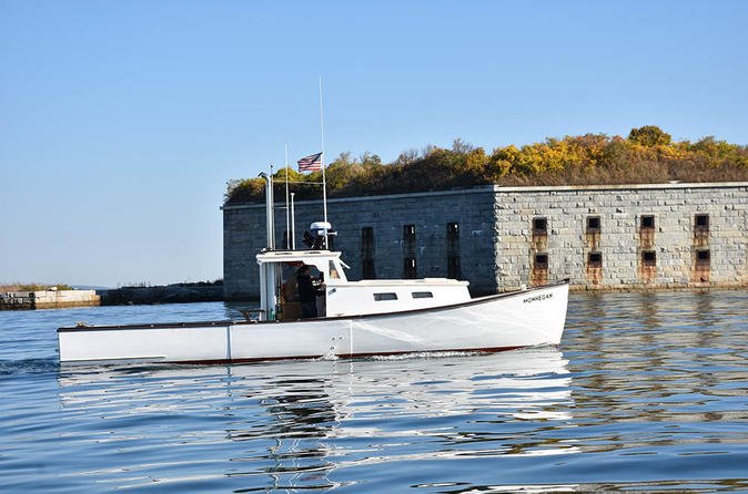 jadintours's tweet photo. Join Jadin Tours aboard a vintage Maine Lobster Boat for a private 2-hour sightseeing and lighthouse viewing charter capped by a stunning Maine sunset. Historic 19th century forts, lighthouses, and the scenic Maine Coast! Book Now on https://t.co/r8vaQSa37w https://t.co/mUSNRdTQ9m