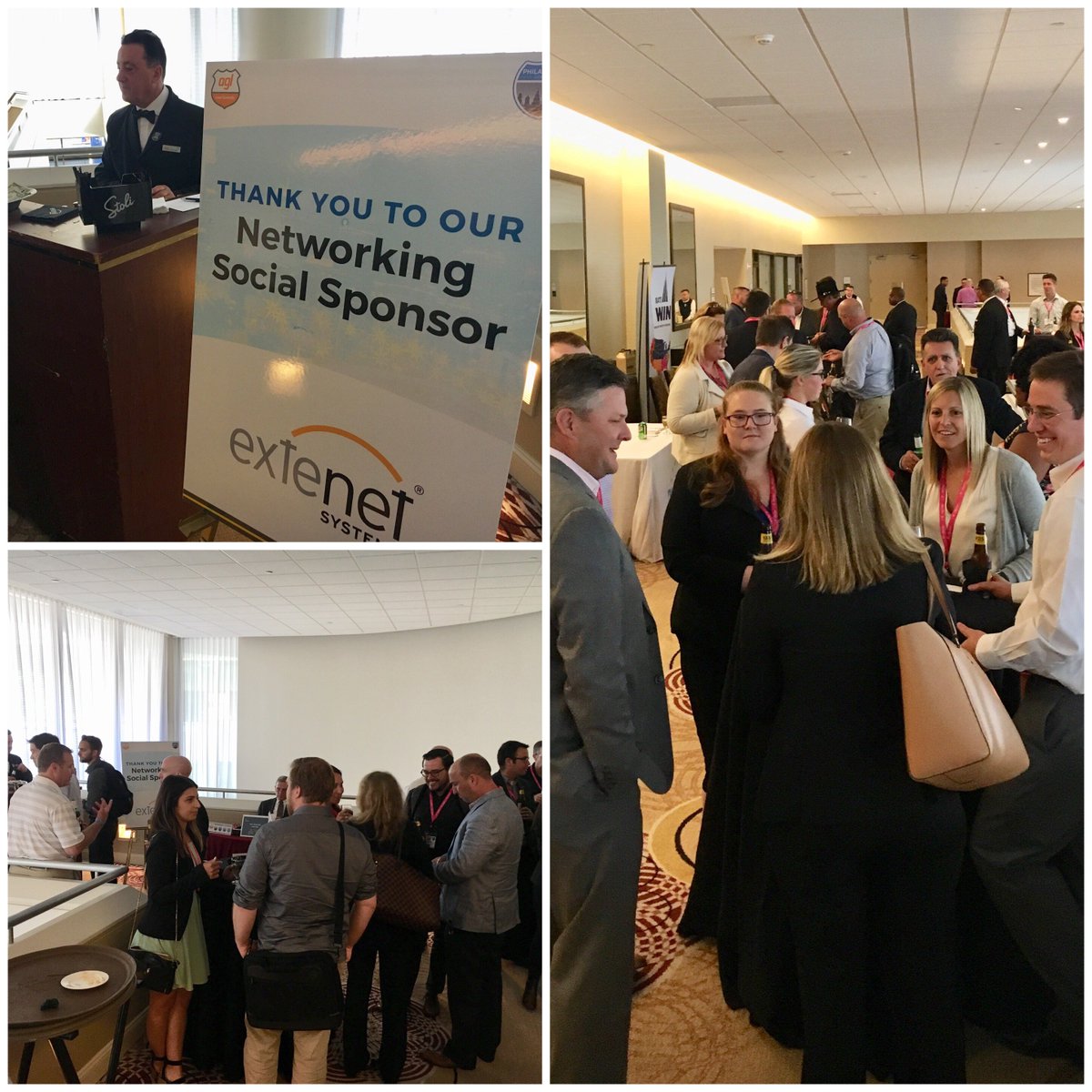 AGLMediaGrp's tweet photo. Thank you to our Networking Reception Sponsor, @ExteNetSystems. We hope everyone enjoyed discussing today's keynotes and panel discussions! #AGLPhilly #AGLSummits #SeeYouInKansasCity https://t.co/wPLncn0wKH