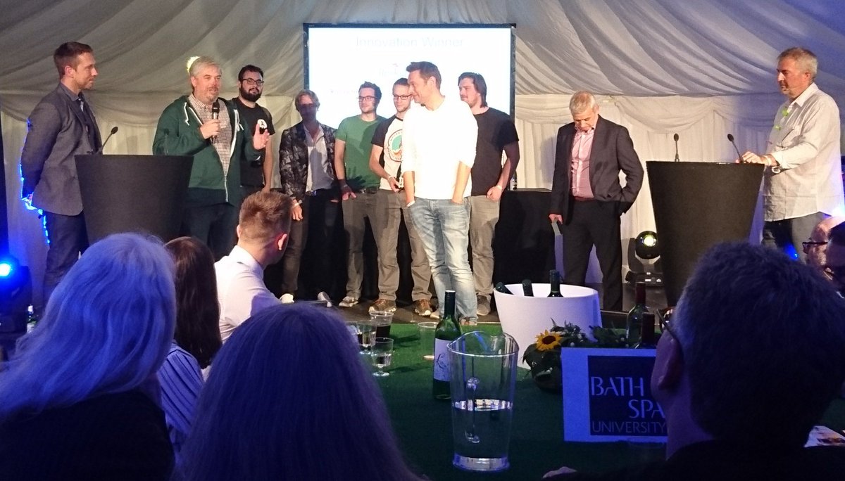 impcom_'s tweet image. Hey our clients @rocketmakers wrong another award!!! The Innovation award at @CreativeBath! How 'bout that!