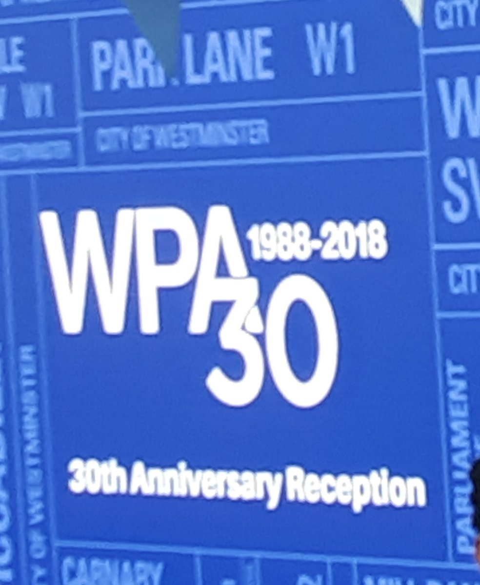 VictoriaCEOCIOB's tweet photo. Happy birthday @TheWPA #WPAat30 #LREF2018 Delighted to rep @RTPIPlanners & hear @GotzMohindra @CityWestminster say role of #planning is key https://t.co/LpPCg3vCsb