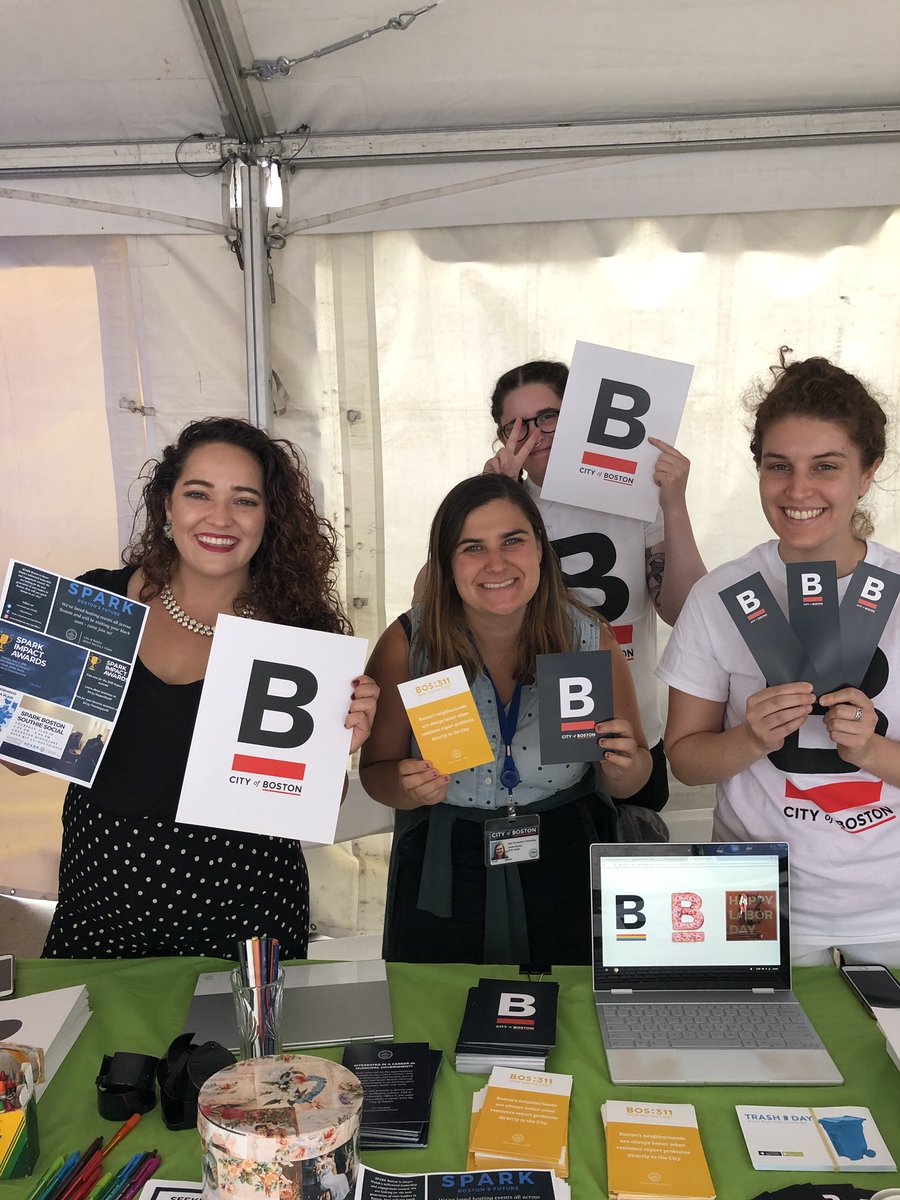 DoITBoston's tweet photo. Come visit us to learn about jobs at @CityOfBoston , the @SparkBoston Council and to design your own #BostonB which could earn you a prize #BTJ2018! https://t.co/AMGmmlUdSM