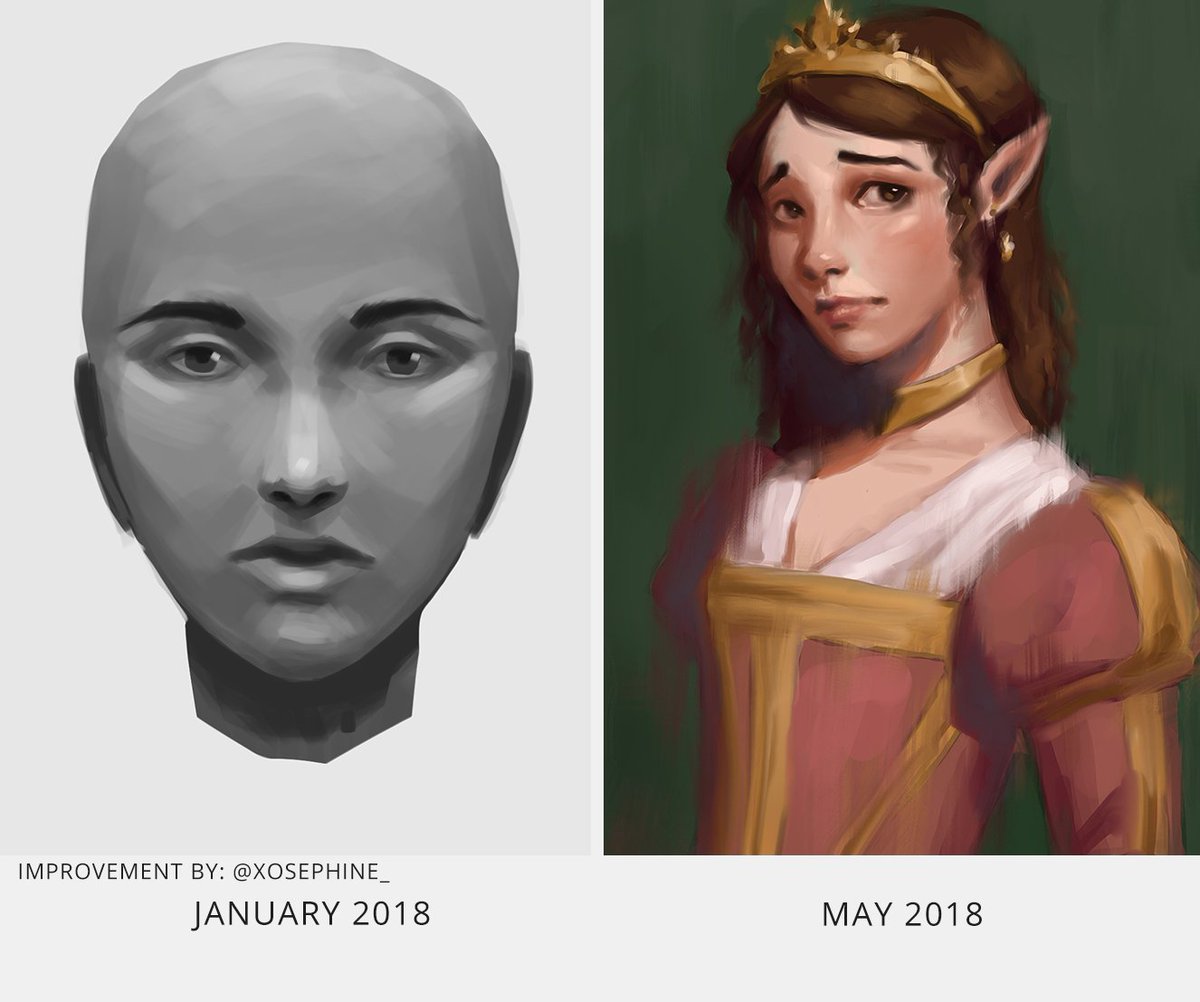Epichroma's tweet photo. Incredible improvement by our hard working community member @xosephine_

#conceptart #artimprovement #illustration #sketch https://t.co/k82uwnQizB