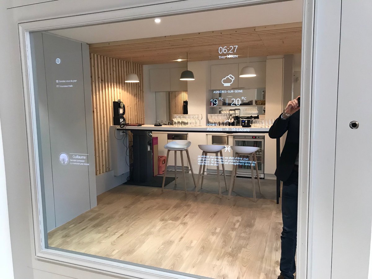 Thanks <a href="/cellenza/">Cellenza</a> for this huge #connectedmirror #magicmirror #IA #microsoft #cognitiveservices #raspberrypi #uwp #workplace