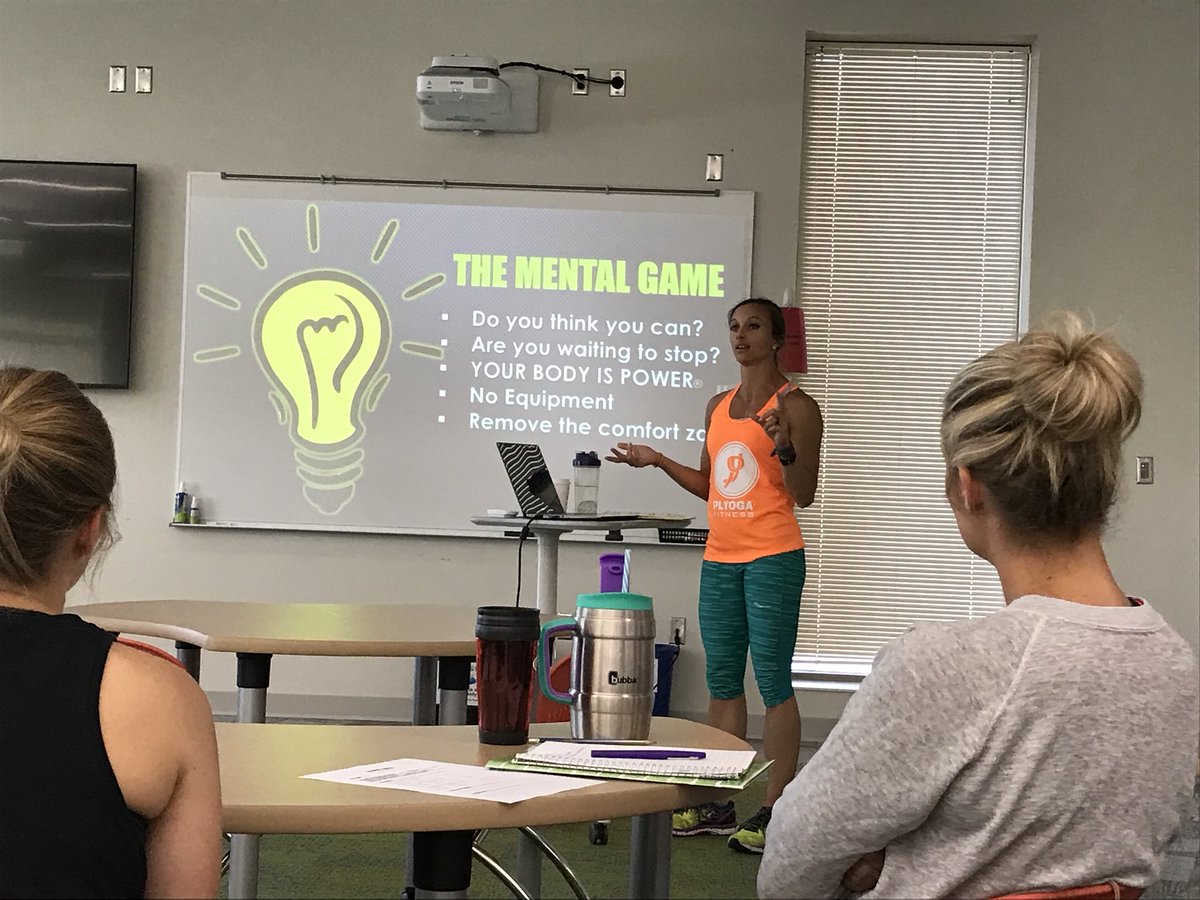 RunGalRun's tweet photo. Awesome day getting certified and learning new engaging exercises to empower students in #physed @PLYOGAFitness! Thanks Stephanie! @LPSHealth_PE #YOURBODYISPOWER https://t.co/4oKDa1KxNw