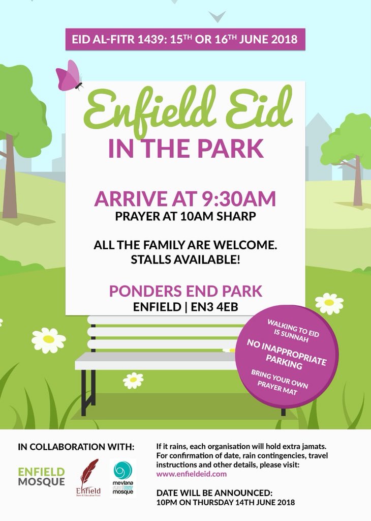 MPSEnfield's tweet photo. #Faithcom The last day of Ramadan at Ponders End Mosque, great welcome as always. Eid in the Park tomorrow morning close by. SMS https://t.co/Pafh4f3JBI