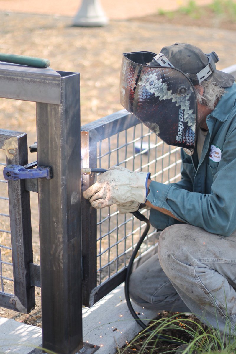 davidjfrank_wi's tweet photo. Feeling honored to have helped with the Fondy Park design and to see it recognized for the Mayor’s Design Awards! Great job, Mark Molkenthen (Metal Fabrication Specialist) on the fabrication and installation of the corten steel fencing. #FondyPark18 https://t.co/tD7GL5hdT0 https://t.co/YxLRV68DHf