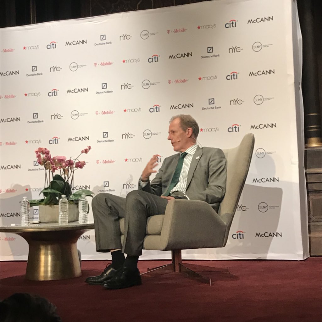 houdart's tweet photo. .@UN Assistant Secretary General for #HumanRights @GilmourUN speaks with @AishaMoodMills about the reasons of his personal engagement on #HumanRights at the @NYCPride inaugural Human Rights Conference in #NYC - #PrideMonth2018 #pride2018⁠ ⁠ https://t.co/C7LqqJ08lN