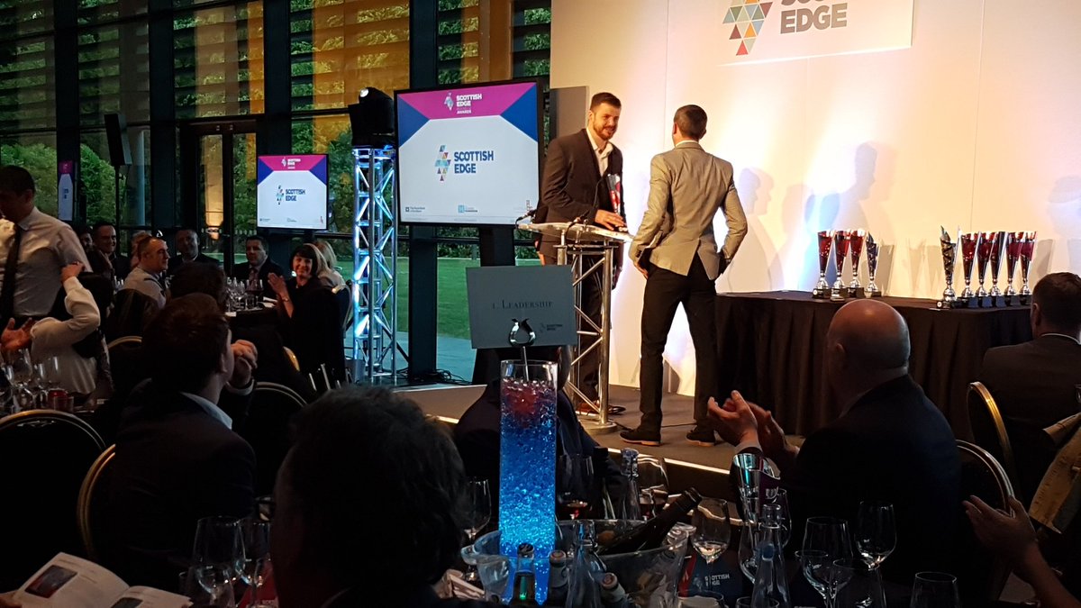 ScottishEDGE's tweet photo. Our first Scottish EDGE Category winner if the night. Well done £50k winner @JustVenueUK! #EDGE12Awards https://t.co/wQ7A1GNUEk