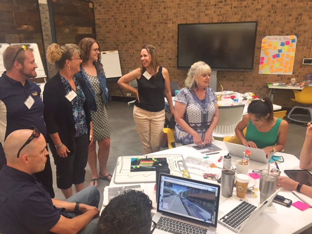mymindspark's tweet photo. At the Design Thinking &amp; Innovative Mindset Institute: Vetting our peers... feedback is a crucial part of the design thinking process. #sparkon #designthinking https://t.co/XFgCtG00Ls