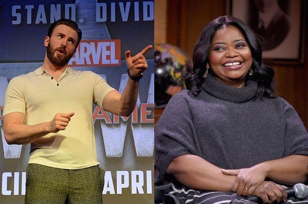 Chris Evans Jokingly Called Out Octavia Spencer For Her Not So \"Happy\" Birthday Message 