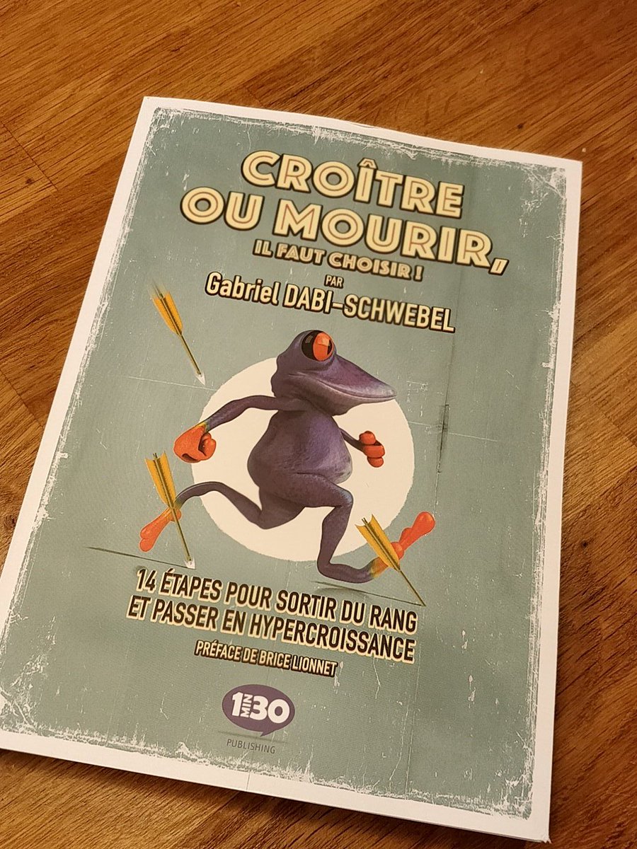 Reçu aujourd'hui le livre de mon ami <a href="/GDabiSchwebel/">Gabriel DabiSchwebel</a> fondateur d'<a href="/1min30/">Agence 1min30</a>. À très bientôt pour la dédicace maintenant que nos bureaux sont presque voisins :-)