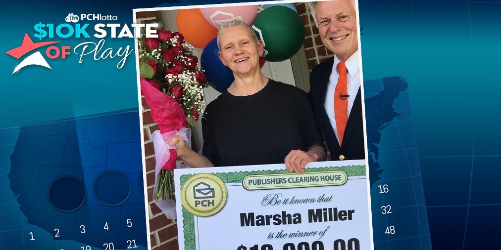 pchdotcom's tweet photo. Congrats to our #PCHVIP Elite Marsha M. of Ontario, OH for winning $10,000! Marsha won her BIG CHECK from our recent PCHlotto State of Play event. She told Dave that she enters ALL THE TIME and that it finally paid off! Keep entering: https://t.co/bZX4uswVpy https://t.co/dRnJYJ0GbX