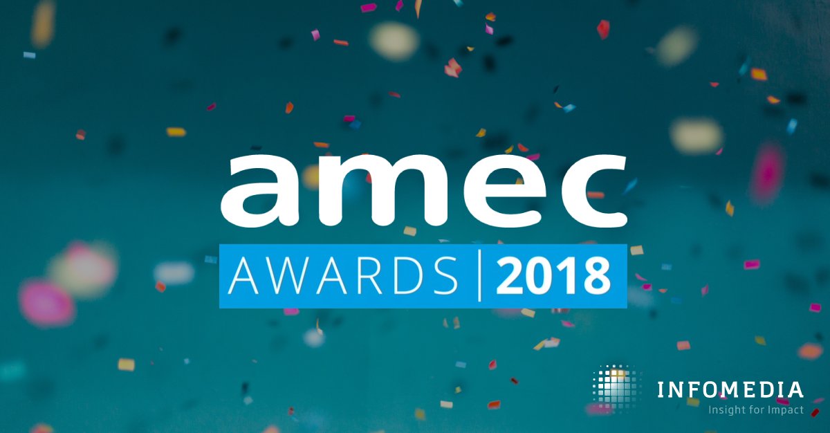 Hurra! En sølv- og bronzepris til os ved dette års AMEC Awards (vores branches Oscars)! Sølv for et projekt sammen med <a href="/DanmarksNatur/">Danmarks Natur</a> og bronze for et projekt for en offentlig kunde 🙌 #amecsummit